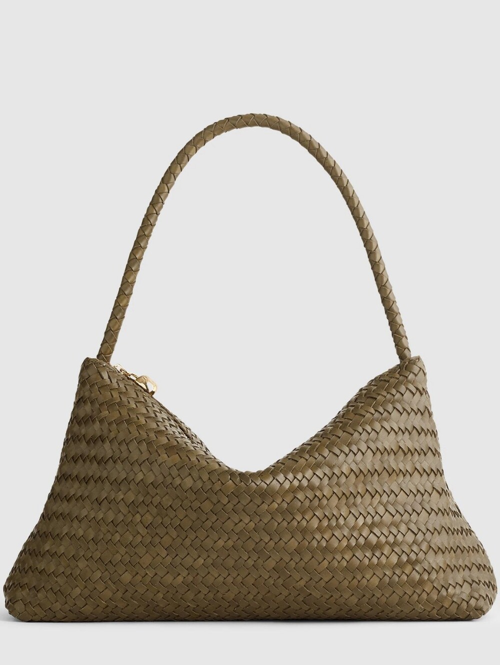 NWT Madewell Signature Woven Zip-Top Shoulder Bag - Picture 7 of 8